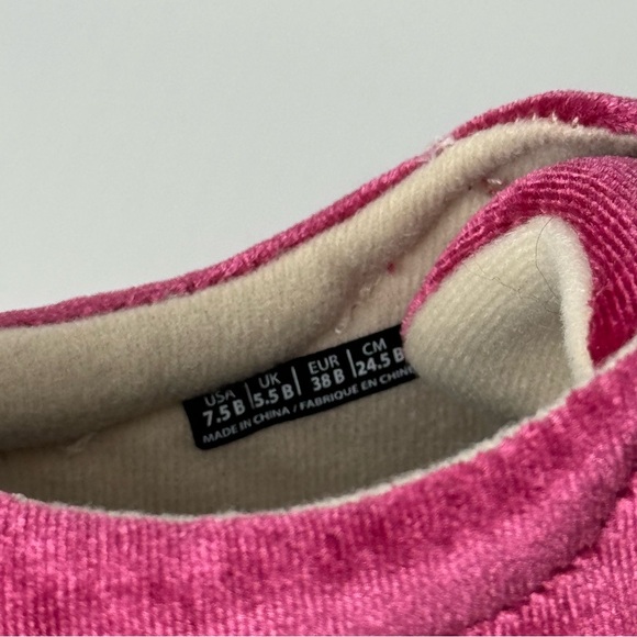 Revitalign Orthotic x Shawn Killinger Velvet Sneakers Pink Star Malibu 7.5 - Picture 9 of 15